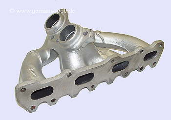 EXHAUST MANIFOLD - M111, C180, E200, E220, REGENERATED  E-KLASSE W124 Limousine E200, E220, S124 T-Modell 220TE, C124 Coupe 220CE, A124 Cabrio E220
<br>
C-Klasse W202 Limousine C180 C220, S202 Kombi C180T, C200T, CLK C208 200, 
<br><br>
Motoren Typ M111.920 E180, M111.940 E200, M111.941, M111.960 E220, M111.961 E220