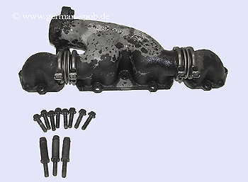 EXHAUST MANIFOLD - LEFT, CYL 5-8, RH DRIVE  Rechtslenker, S-Klasse W140 400SE SEL, 420SE SEL, 500SE SEL, SL R129 500SL, C140 Coupe 420 SEC, 500 SEC, E-Klasse W124 400E, 420E, 500E, W210 420E, E50 AMG, E-Klasse S210 T-Modell E 420T, 
<br><br>
Motoren M119.970, 119.971, 119.980, 119.981