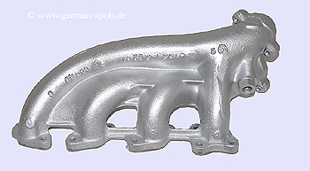 EXHAUST MANIFOLD - REGENERATED, M102  E-Klasse W124 Limousine 200E, 230E, S124 T-Modell 200TE, 230TE, C124 Coupe 200CE 230CE
<br><br>
190 W201 1.8E, 2.0E, 2.3E
<br><br>
G-Modell W461 230GE
<br><br>
Motortyp M 102.962, 102.910, 102.919, 102.963, 102.982, 102.985