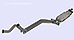 EXHAUST PIPE FRONT -  WITH CATALYSER