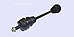 2 AXLE SHAFT - REAR AXLE, ABS ASD REGENERATED