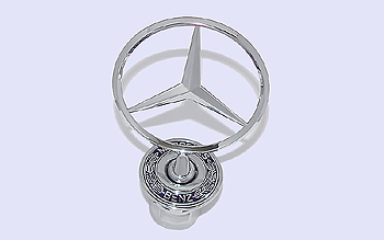 STERN ABNEHMBAR - MOTORHAUBE, W124, W202, W210, W220, W203, W211