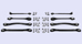 Repair Kit, wishbone arm, rear vaxle
