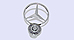 STAR DEMOUNTABLE - ENGINE HOOD, W124, W140, W202, W210