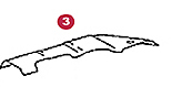 SCREENING PLATE EXHAUST - MAIN FLOOR RIGHT